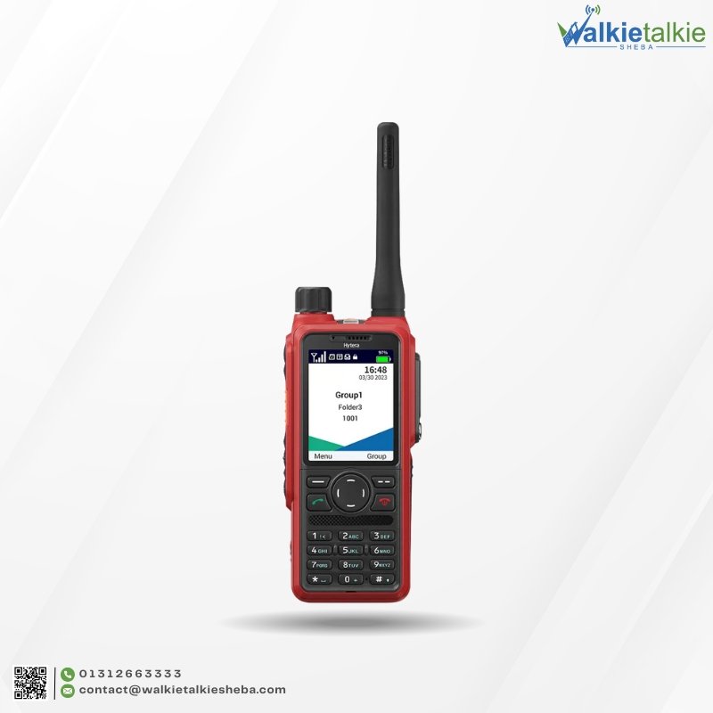 Hytera PT890Ex Web product Front profile picture of walkie talkie sheba.