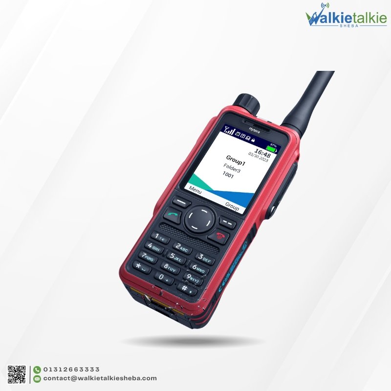 Hytera PT890Ex Web product side profile picture of walkie talkie sheba.