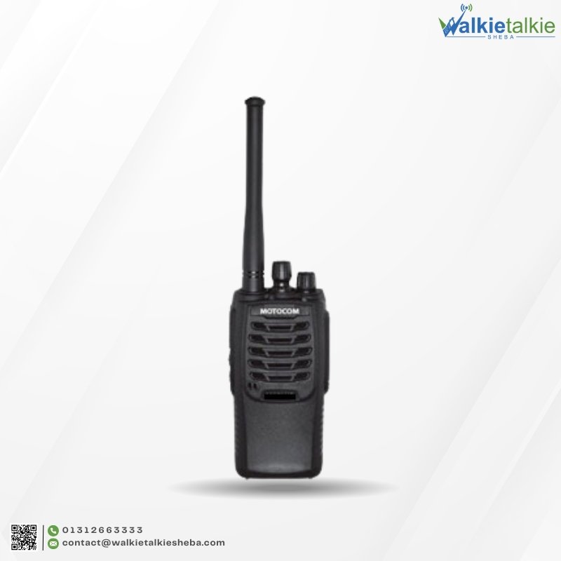 Motocom MC-800 web Black product Front profile picture of walkie talkie sheba.