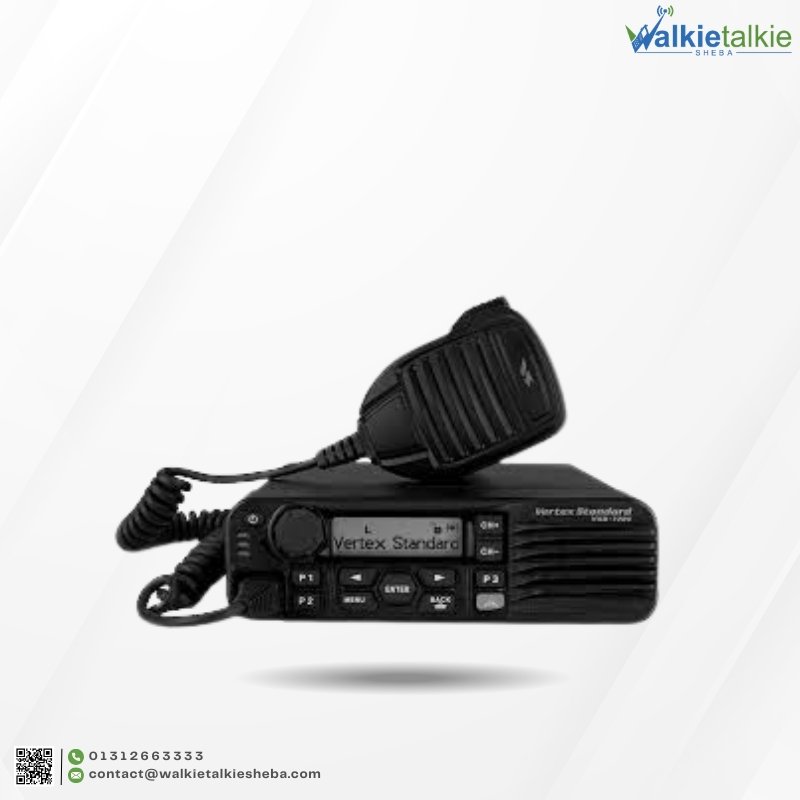 Vertex Standard VXD-7200 Walkie Talkie web product front profile picture of walkie talkie sheba.